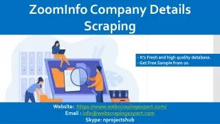 zoominfo company details scraping