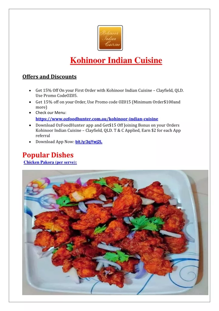 kohinoor indian cuisine