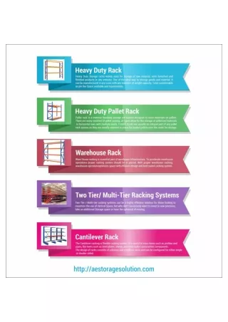 Heavy Duty Racks Manufacturers | Industrial Storage Rack India