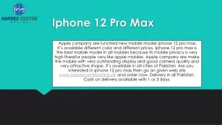 iphone 12 pro max