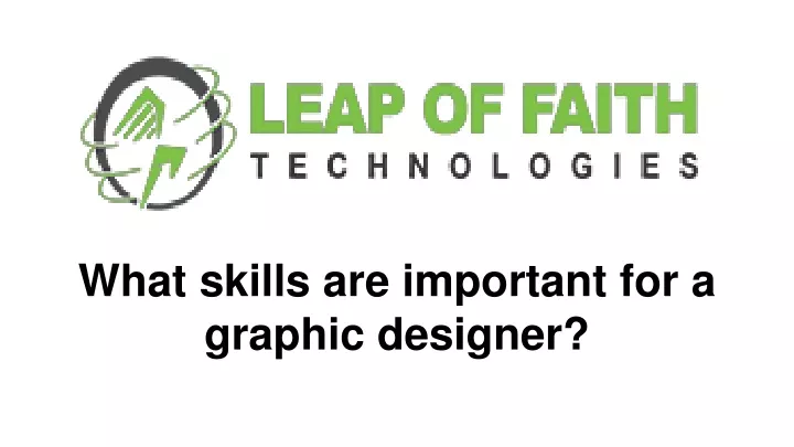 what skills are important for a graphic designer