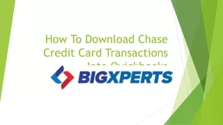 How to Download Chase Bank Statements to QuickBooks?