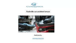 Nashville car accident lawyer