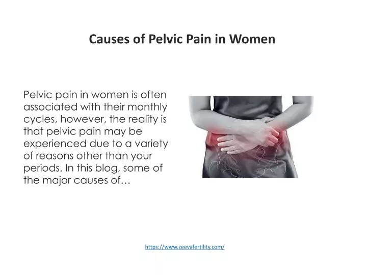 causes of p elvic p ain in women