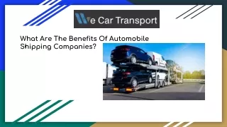 What Are The Benefits Of Automobile Shipping Companies_