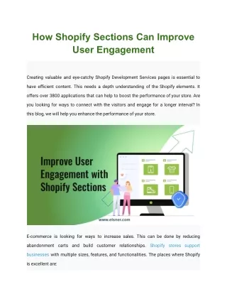 how shopify sections can improve user engagement