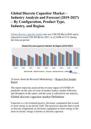 global discrete capacitor market industry