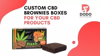custom cbd brownies boxes for your cbd products
