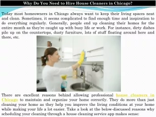 House Cleaners in Chicago - ChoreRelief