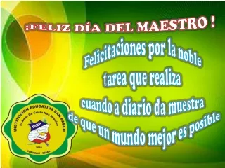 feliz d a del maestro