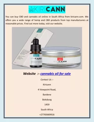 cannabis oil for sale abhi