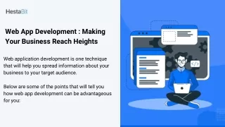 Web App Development Making Your Business Reach Heights