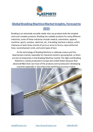 global braiding machine market insights forecast