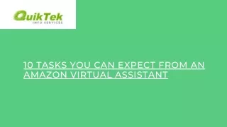 10 Tasks You Can Expect From An Amazon Virtual Assistant