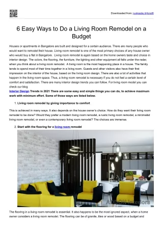 Modern Luxury Living Room Design | Living Room Design Ideas
