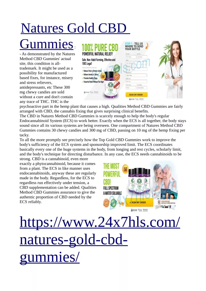 natures gold cbd gummies as demonstrated