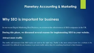 why seo is important for business