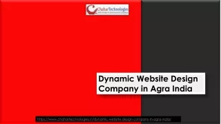 dynamic website design company in agra india