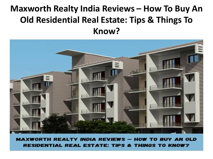 maxworth realty india reviews