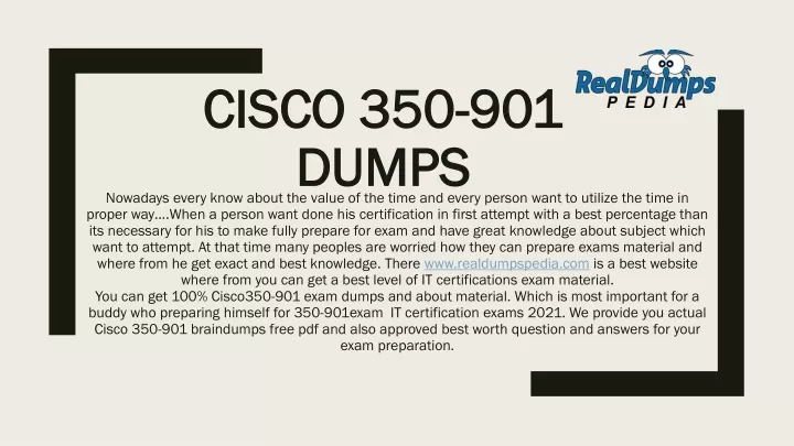 cisco 350 901 dumps