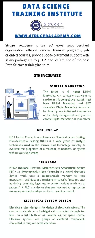 data science training institute