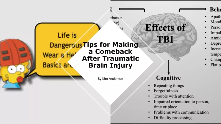 tips for making a comeback after traumatic brain injury