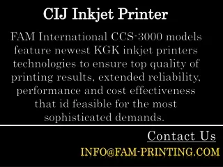 CIJ Inkjet Printer 