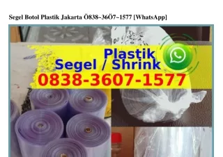 Segel Botol Plastik JakartaSegel Botol Plastik Jakarta Ô8ᣮ8.ᣮᏮÔ7.l577{WA}