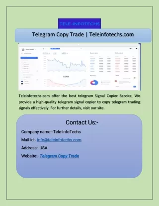 Telegram Copy Trade  Teleinfotechs.com