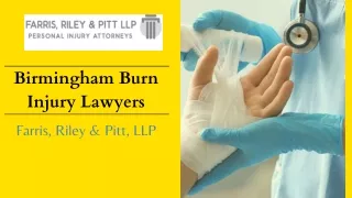 Birmingham Burn Injury Lawyers