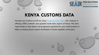 Import Data Kenya