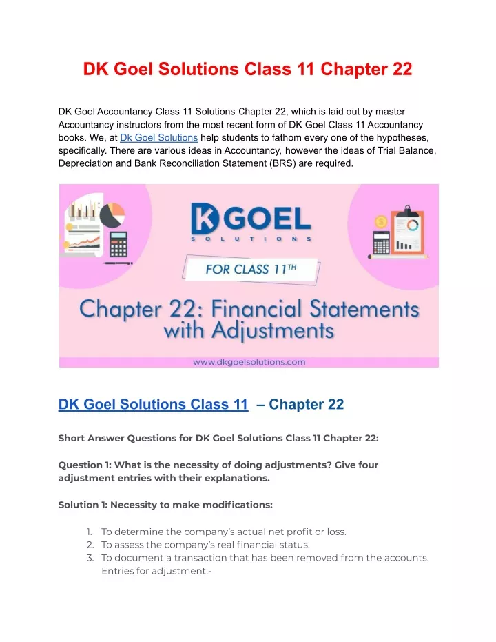 dk goel solutions class 11 chapter 22