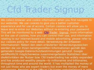 cfd trader signup
