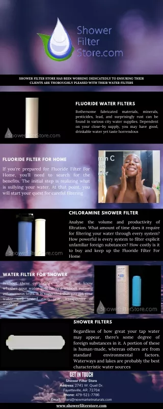 Chloramine Shower Filter