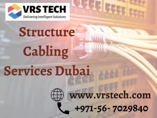 structure cabling services dubai