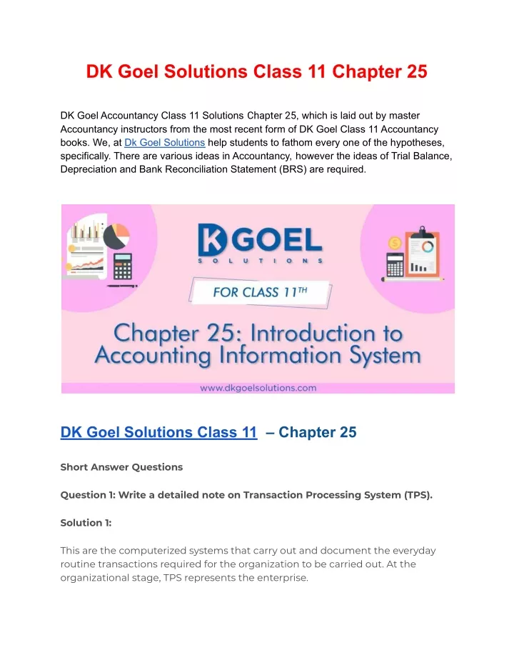 dk goel solutions class 11 chapter 25