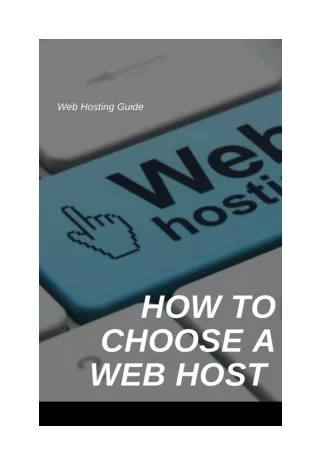 GET A PERFECT WEB HOSTING GUIDE