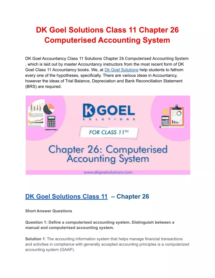 dk goel solutions class 11 chapter