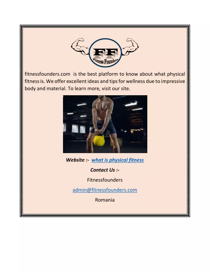 fitnessfounders com is the best platform to know