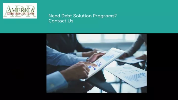 need debt solution programs contact us