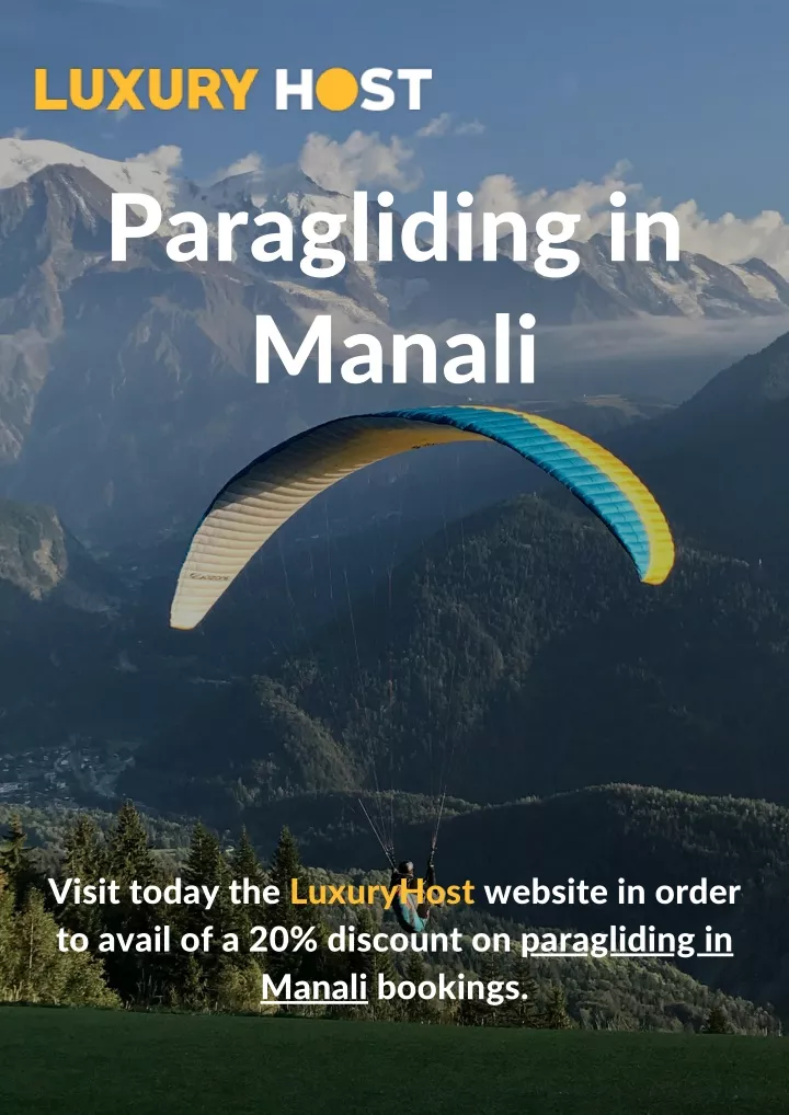 paragliding in manali