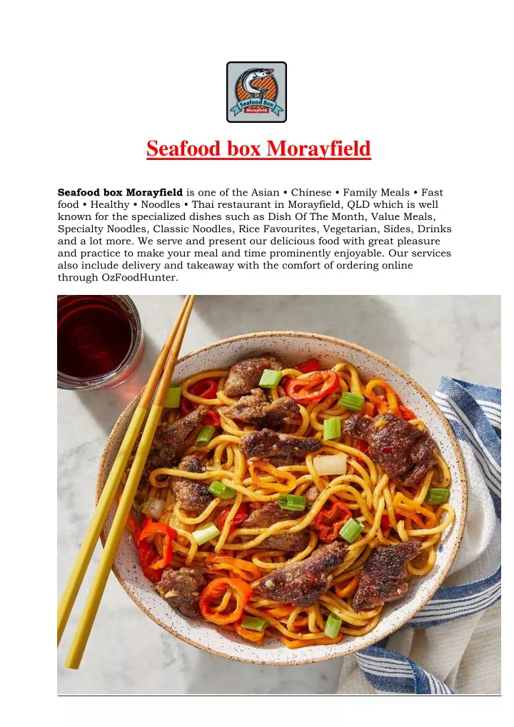 seafood box morayfield