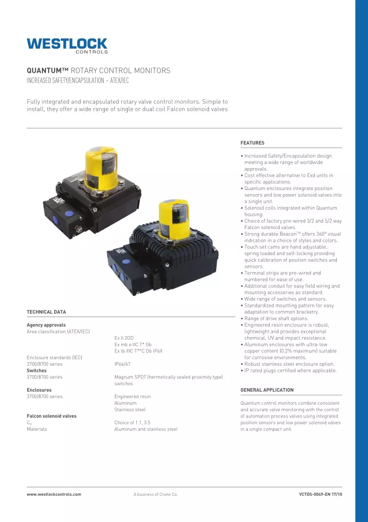 quantum rotary control monitors increased safety