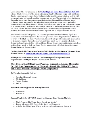 latest released the research study on the global