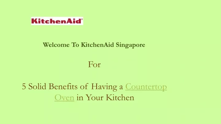 welcome to kitchenaid singapore