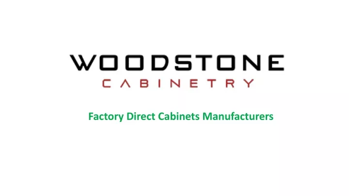 factory direct cabinets manufacturers