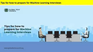 Tips for how to prepare for Machine Learning Interviews