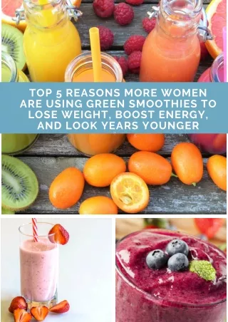 top 5 reasons more women are using green