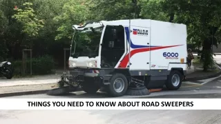 things you need to know about road sweepers
