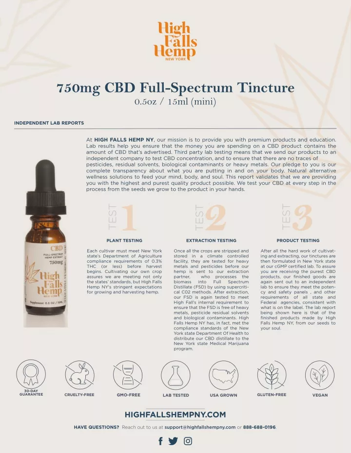 750mg cbd full spectrum tincture 0 5oz 15ml mini